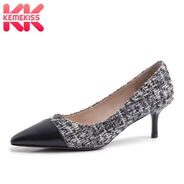 dress shoes kemekiss real leather women pumps thin heel patchwork casual spring party wedding female footwear size 33-40, Black
dress shoes kemekiss real leather women pumps thin heel patchwork casual spring party wedding female footwear size 33-40, Black