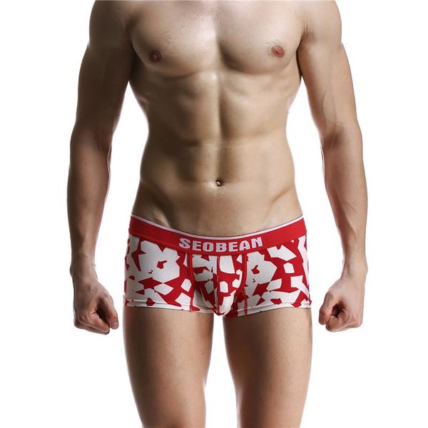 underpants seobean men's cotton underwear low-waist boxer u-convex printing comfortable breathable boxers, Black;white
underpants seobean men's cotton underwear low-waist boxer u-convex printing comfortable breathable boxers, Black;white