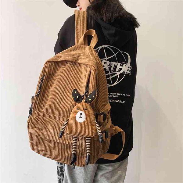 fashion women corduroy backpack pure color stripe harajuku school bag teenage luxury girl female cute bagkpack mochila 210911
fashion women corduroy backpack pure color stripe harajuku school bag teenage luxury girl female cute bagkpack mochila 210911