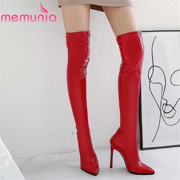 boots memunia 2021 women over the knee pointed toe autumn winter stretch ladies pu leather thigh high woman, Black
boots memunia 2021 women over the knee pointed toe autumn winter stretch ladies pu leather thigh high woman, Black