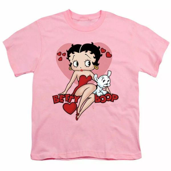 Betty Boop Sweetheart Kids Youth T Shirt Licensed Cartoons Tee Light Pink, White;black
Betty Boop Sweetheart Kids Youth T Shirt Licensed Cartoons Tee Light Pink, White;black