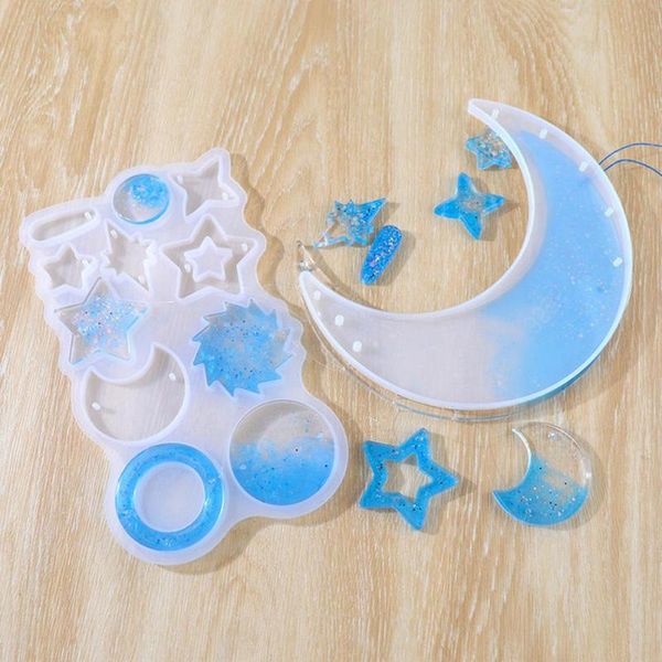 craft tools moon wind chime silicone mold diy hanging decoration molds unique irregular shape soap wax plaster moulds
craft tools moon wind chime silicone mold diy hanging decoration molds unique irregular shape soap wax plaster moulds
