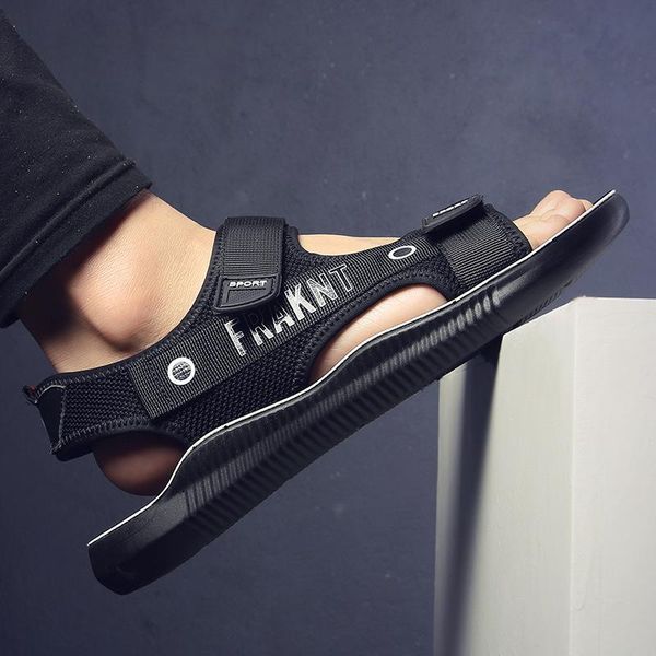 sandals men's summer soft leather men beach shoes sandal big size bottom male roman comfortable, Black
sandals men's summer soft leather men beach shoes sandal big size bottom male roman comfortable, Black