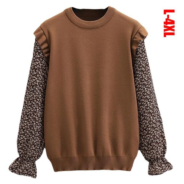 women's sweaters 2022 plus size l-4xl fake two pieces patchwork sweater women long sleeve causal pullover knitwear autumn knitted, White;black
women's sweaters 2022 plus size l-4xl fake two pieces patchwork sweater women long sleeve causal pullover knitwear autumn knitted, White;black