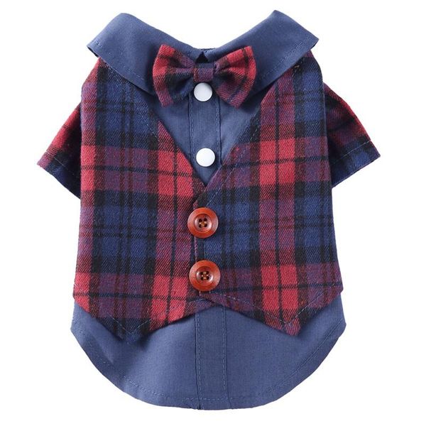 pet dog plaid shirts clothes with bow wedding suit formal shirt festival party decoration apparel
pet dog plaid shirts clothes with bow wedding suit formal shirt festival party decoration apparel