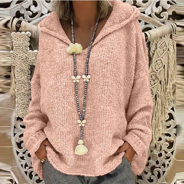solid color women fashion loose womens sweater large size hood long sleeves pullover jerseys mujer moda invierno, White;black
solid color women fashion loose womens sweater large size hood long sleeves pullover jerseys mujer moda invierno, White;black