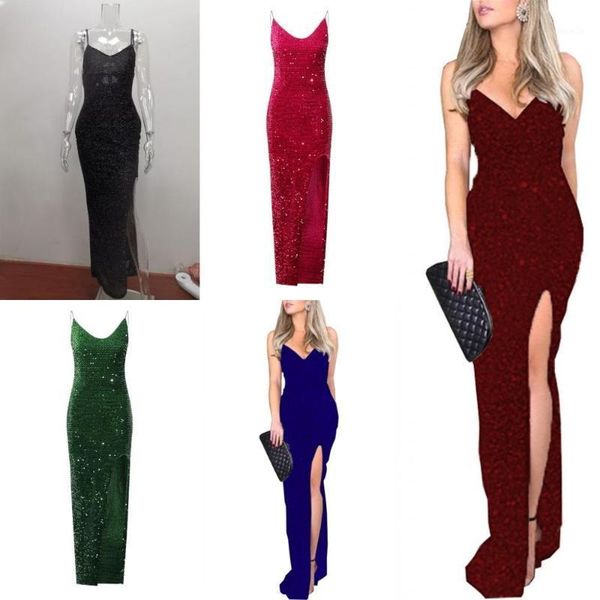 summer long dress fashion elegant women deep v-neck sequins wrap ruched sleeveless split nightclub party casual dresses, Black;gray
summer long dress fashion elegant women deep v-neck sequins wrap ruched sleeveless split nightclub party casual dresses, Black;gray