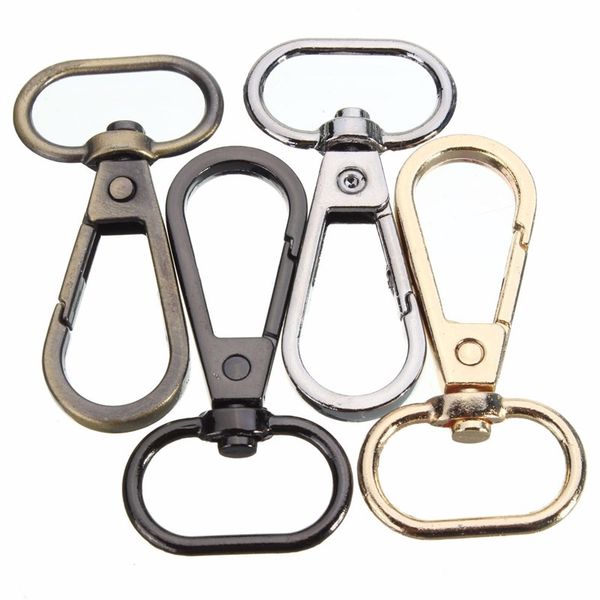 5pcs 48mm 4 color bag clasps lobster swivel trigger clips snap hook for 20mm strapping for diy accessories sewing keychain parts, Black
5pcs 48mm 4 color bag clasps lobster swivel trigger clips snap hook for 20mm strapping for diy accessories sewing keychain parts, Black