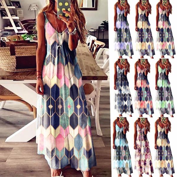 casual dresses 2021 women strap camis halter elegant party dress summer boho bow maxi plus sizes robe femme, Black;gray
casual dresses 2021 women strap camis halter elegant party dress summer boho bow maxi plus sizes robe femme, Black;gray