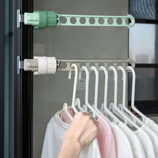hangers & racks 8 holes window frame clothes hanger indoor hanging dry rack bathroom accommodated drying hook 
hangers & racks 8 holes window frame clothes hanger indoor hanging dry rack bathroom accommodated drying hook