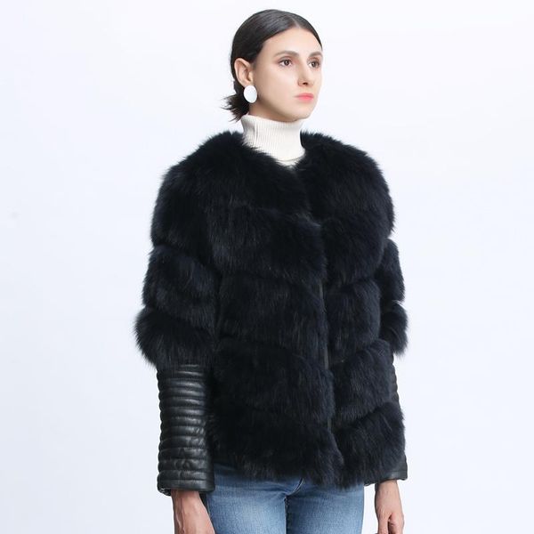women's fur & faux natural silver jackets ladies real coats women winter genuine coat transformer oversize clothes arrival, Black
women's fur & faux natural silver jackets ladies real coats women winter genuine coat transformer oversize clothes arrival, Black