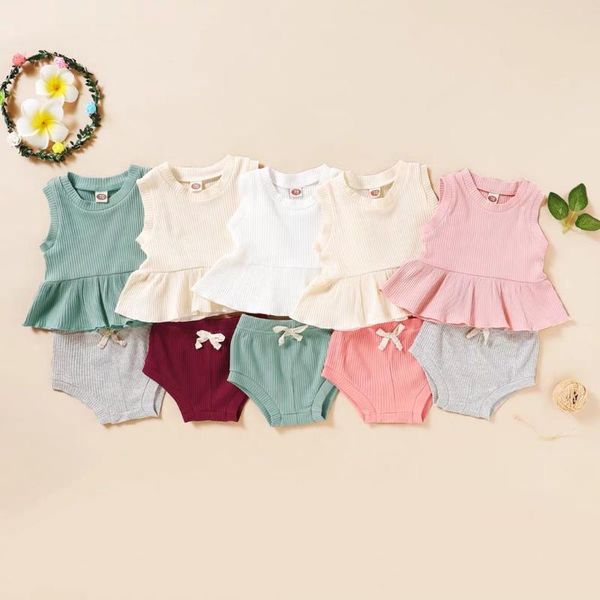 baby girl summer clothes set infant girls clothing born comfy outfits solid sleeveless + shorts sets, White
baby girl summer clothes set infant girls clothing born comfy outfits solid sleeveless + shorts sets, White