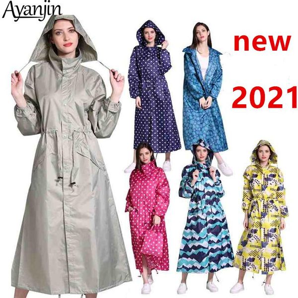 raincoats 2021 long raincoat women waterproof windproof hooded light hiking men rain coat ponchos jacket cloak chubasqueros mujer