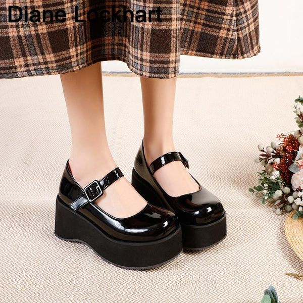 patent leather mary jane shoes women casual chunky platform pumps woman thick bottom lolita shoes student cosplay costume, Black
patent leather mary jane shoes women casual chunky platform pumps woman thick bottom lolita shoes student cosplay costume, Black