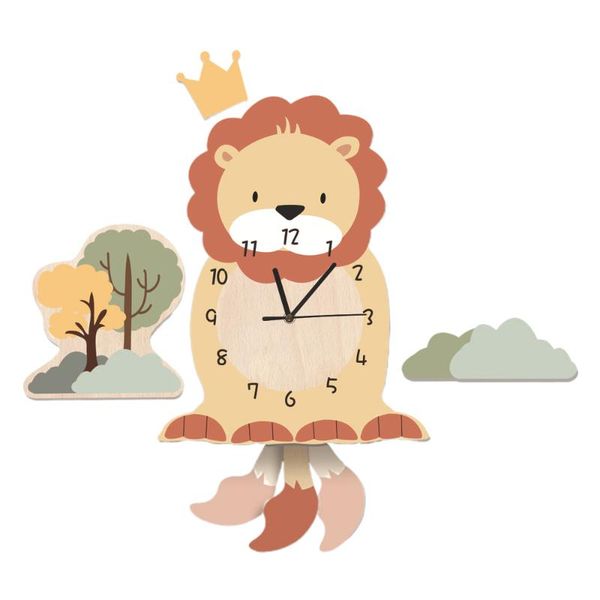1pc cartoon lion design clock creative eco-friendly pvc wall hanging adorable time display pendant (lion pattern) clocks
1pc cartoon lion design clock creative eco-friendly pvc wall hanging adorable time display pendant (lion pattern) clocks