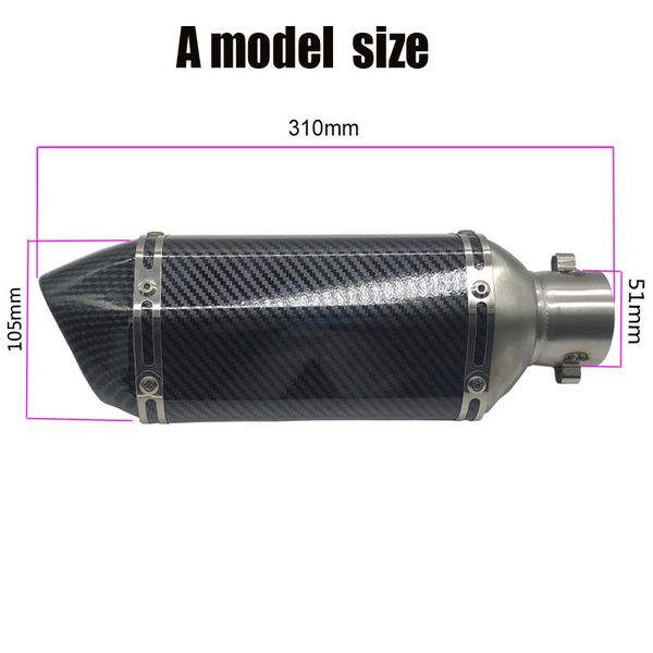 motorcycle exhaust system motercross carbon fiber 51mm modify motocross muffler for fz6 cbr250 cb600 mt07 atv dirt pit bike
motorcycle exhaust system motercross carbon fiber 51mm modify motocross muffler for fz6 cbr250 cb600 mt07 atv dirt pit bike