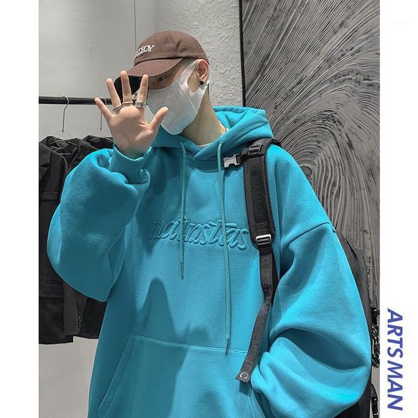 hoodies @ port wang literary men's solid color printed letters hooded fleece male age season ins tide loose coat & sweatshirts, Black
hoodies @ port wang literary men's solid color printed letters hooded fleece male age season ins tide loose coat & sweatshirts, Black