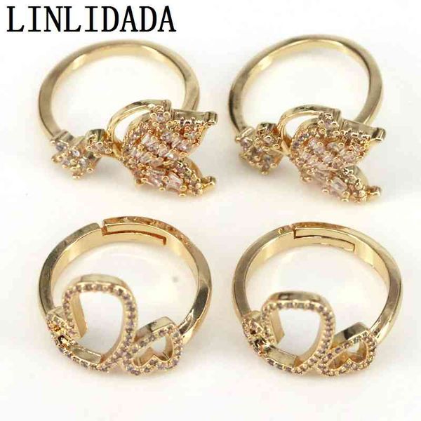 10pcs gold-color heart butterfly rings wedding cz micro pave ring for women 2021 female bohemian jewelry gifts, Silver
10pcs gold-color heart butterfly rings wedding cz micro pave ring for women 2021 female bohemian jewelry gifts, Silver