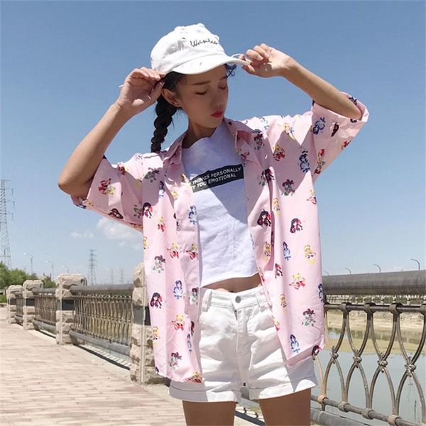 female korean harajuku cute sailor moon loose short sleeve shirt women's shirts ulzzang japanese kawaii ladies clothes for women blouse, White
female korean harajuku cute sailor moon loose short sleeve shirt women's shirts ulzzang japanese kawaii ladies clothes for women blouse, White
