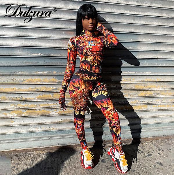 dulzura flame print women two piece set crop long sleeve gloves leggings bodycon streetwear matching tracksuit sporty, Black;white
dulzura flame print women two piece set crop long sleeve gloves leggings bodycon streetwear matching tracksuit sporty, Black;white