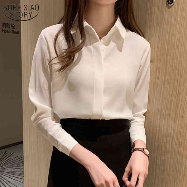 autumn women's simple solid bottoming shirt chiffon blouse long sleeve shirts korean clothes woman's blouses 10489 210508, White
autumn women's simple solid bottoming shirt chiffon blouse long sleeve shirts korean clothes woman's blouses 10489 210508, White