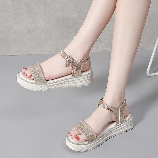 sandals large size female 41-43 summer 2021 flat bottom platform low heel wedges women flats soft shoes, Black
sandals large size female 41-43 summer 2021 flat bottom platform low heel wedges women flats soft shoes, Black