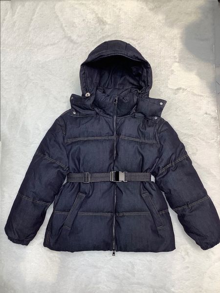 monclair luxury france women's down jackets designer brand maya short slim slimming thickened cold and warm denim jacket, Black
monclair luxury france women's down jackets designer brand maya short slim slimming thickened cold and warm denim jacket, Black