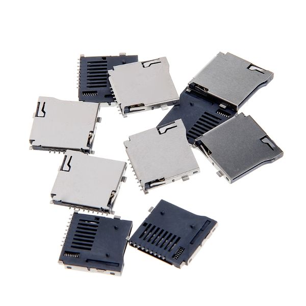 10pcs push-push type tf micro sd card socket adapter automatic pcb connector
10pcs push-push type tf micro sd card socket adapter automatic pcb connector