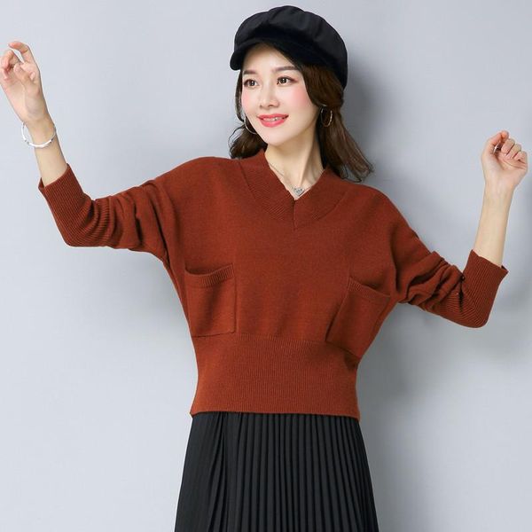 women's sweaters 2021 autumn and winter style wear, korean jacket, loose blouse, short sweater, sweater knitted jersey., White;black
women's sweaters 2021 autumn and winter style wear, korean jacket, loose blouse, short sweater, sweater knitted jersey., White;black