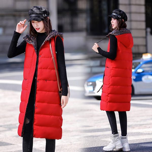 women's vests autumn and winter warm vest women hooded long waistcoat outwear oversize m-5xl loose cotton sleeveless parkas ytnmyop, Black;white
women's vests autumn and winter warm vest women hooded long waistcoat outwear oversize m-5xl loose cotton sleeveless parkas ytnmyop, Black;white