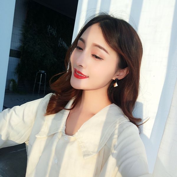 a1327 diamond shaped silver needle earrings style long pendant with simple personality
a1327 diamond shaped silver needle earrings style long pendant with simple personality