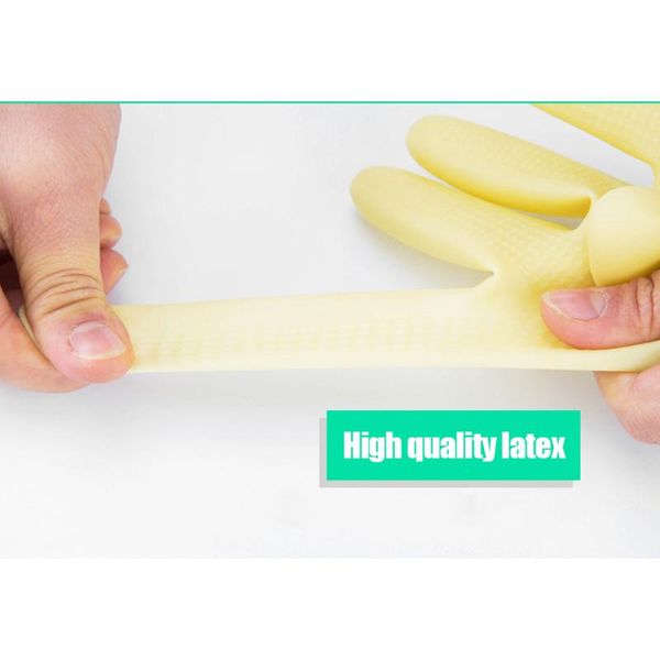 38cm rubber gloves reusable long dishwashing for kitchen gardening lors889 disposable
38cm rubber gloves reusable long dishwashing for kitchen gardening lors889 disposable
