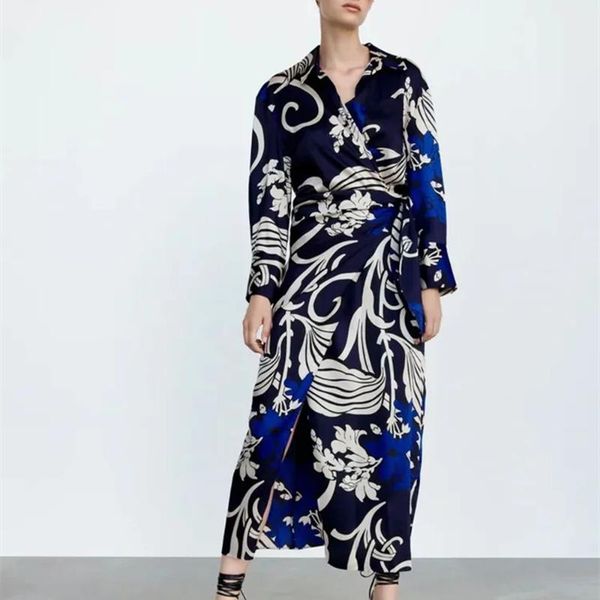 casual dresses 2021 blue print maxi shirt dress women long sleeve knotted elegant autumn woman chic pleat vintage party, Black;gray
casual dresses 2021 blue print maxi shirt dress women long sleeve knotted elegant autumn woman chic pleat vintage party, Black;gray
