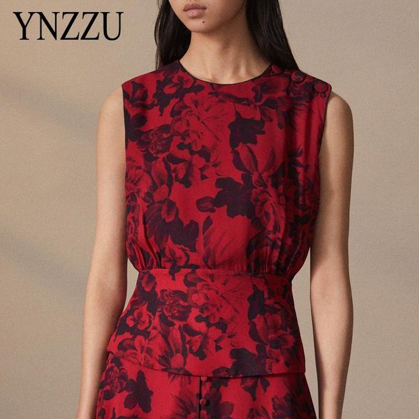 two piece dress women floral print o-neck sleeveless high waist fashion midi skirt set elegant female holiday casual ynzzu yt822, White
two piece dress women floral print o-neck sleeveless high waist fashion midi skirt set elegant female holiday casual ynzzu yt822, White