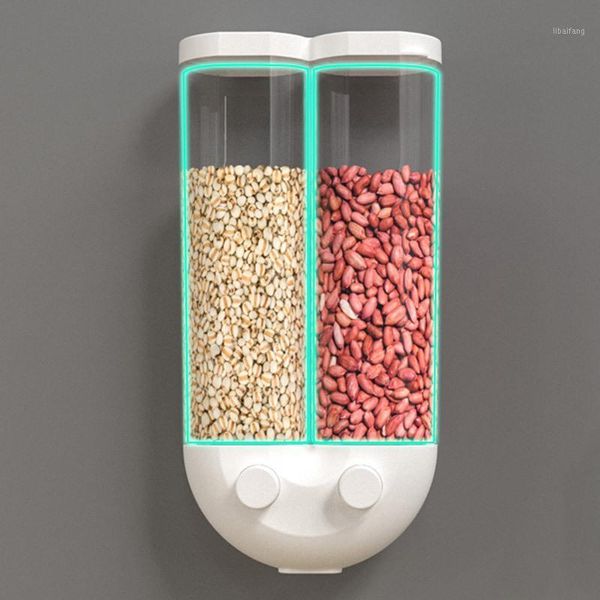 storage bottles & jars transparent large rice bean plastic sealed tank kitchen wall-mounted box punching grain dry
storage bottles & jars transparent large rice bean plastic sealed tank kitchen wall-mounted box punching grain dry