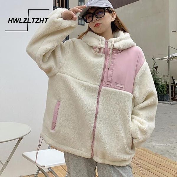 streetwear faux lamb wool coats autumn winter loose hip hop oversize thicken warm jacket women outerwear women's jackets, Black;brown
streetwear faux lamb wool coats autumn winter loose hip hop oversize thicken warm jacket women outerwear women's jackets, Black;brown