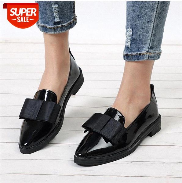 fashion women shoes 2020 personality pointed toe bowtie loafers pu leather women's convenient slip-on footwear female shoes #4i42
fashion women shoes 2020 personality pointed toe bowtie loafers pu leather women's convenient slip-on footwear female shoes #4i42
