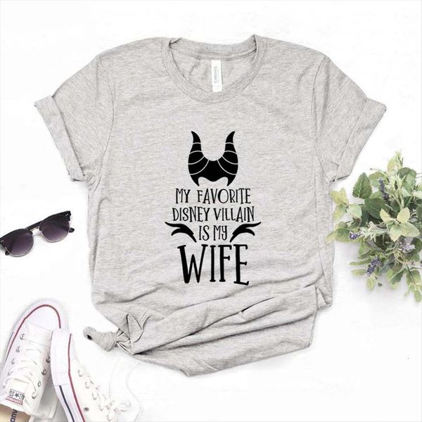 my favorite villain is wife womens t shirt print cotton casual funny for lady yong girl street tee fa, White
my favorite villain is wife womens t shirt print cotton casual funny for lady yong girl street tee fa, White