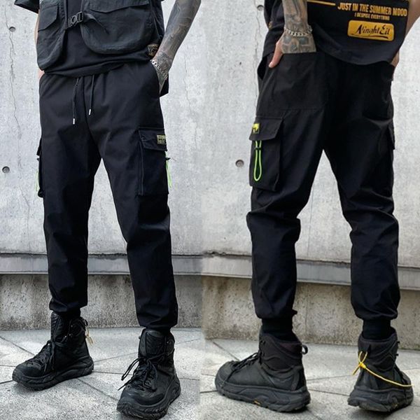 men's pants hair stylist classic dark yamamoto style fashion trend plus size cargo, Black
men's pants hair stylist classic dark yamamoto style fashion trend plus size cargo, Black