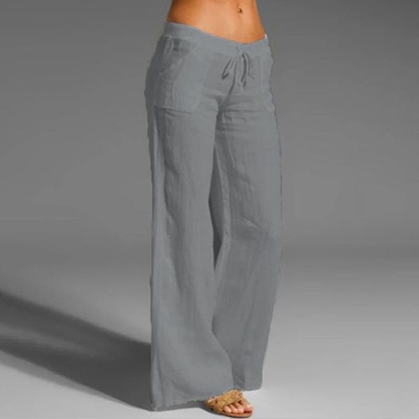 women's pants & capris women wide leg high waist belt solid color casual cotton linen long straight female ankle-length length trousers, Black;white
women's pants & capris women wide leg high waist belt solid color casual cotton linen long straight female ankle-length length trousers, Black;white
