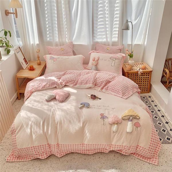 bedding sets 2021 luxury flannel velvet 3d mushrooms set warm fleece duvet cover bedsheet pillowcases twin king size 3/4/6/7pcs
bedding sets 2021 luxury flannel velvet 3d mushrooms set warm fleece duvet cover bedsheet pillowcases twin king size 3/4/6/7pcs