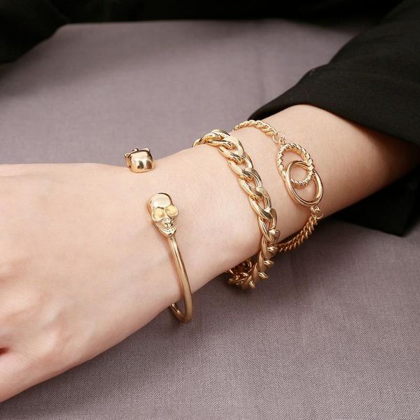 beaded, strands 021evil eye lucky gift simple creativity lady bracelet personality punk metal chain versatile gold thick set, Black
beaded, strands 021evil eye lucky gift simple creativity lady bracelet personality punk metal chain versatile gold thick set, Black