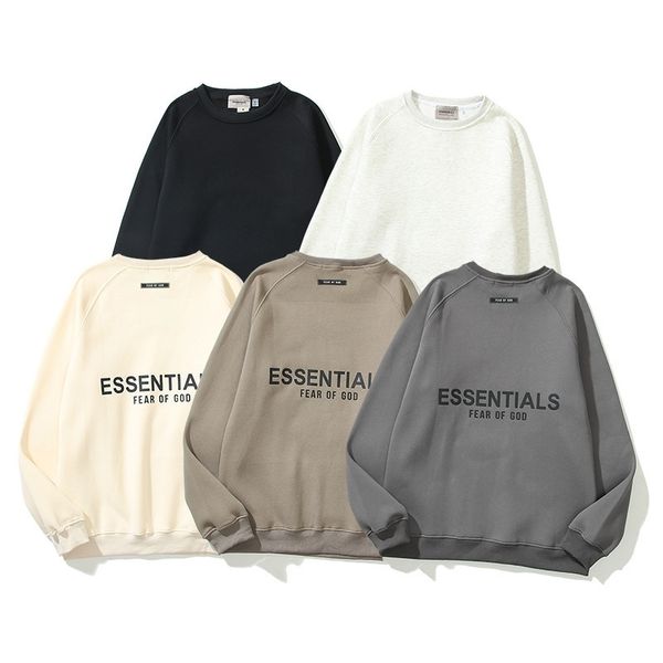fear of god multi thread essentials back letter 3d fashion fog loose round neck sweater, Black
fear of god multi thread essentials back letter 3d fashion fog loose round neck sweater, Black