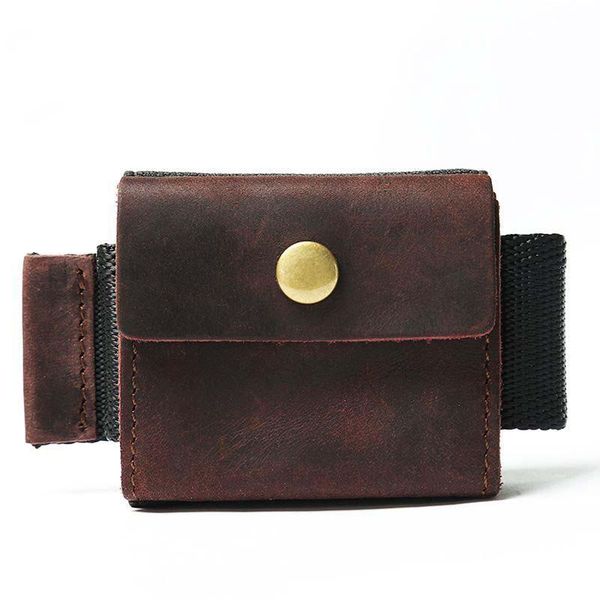 card holders 2021 men's coin purse leather with pull bag head layer cowhide retro small goods, Brown;gray
card holders 2021 men's coin purse leather with pull bag head layer cowhide retro small goods, Brown;gray