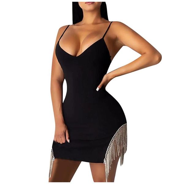 casual dresses women summer dress spaghetti strap v-neck bodycon sleeveless mini 2021 tassel evening party club short vestidos, Black;gray
casual dresses women summer dress spaghetti strap v-neck bodycon sleeveless mini 2021 tassel evening party club short vestidos, Black;gray
