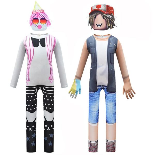 clothing sets 2021 kids robloxing cosplay costume with mask boys girls anime funny party bodysuit halloween carnival fancy dress jumpsuits, White
clothing sets 2021 kids robloxing cosplay costume with mask boys girls anime funny party bodysuit halloween carnival fancy dress jumpsuits, White