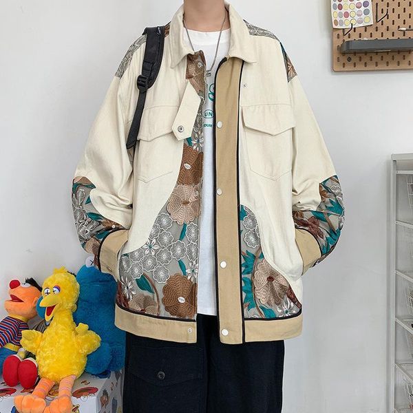 men's jackets korean version of the trend embroidered work jacket spring and autumn ins men fashion clothes, Black;brown
men's jackets korean version of the trend embroidered work jacket spring and autumn ins men fashion clothes, Black;brown
