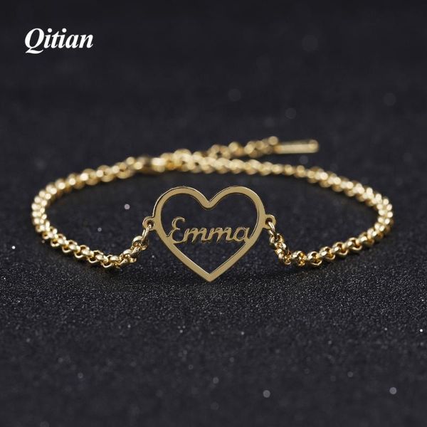 link, chain personalized name bracelet gold color customized heart nameplate bracelets for couple stainless steel jewelry (max 8 letters), Black
link, chain personalized name bracelet gold color customized heart nameplate bracelets for couple stainless steel jewelry (max 8 letters), Black