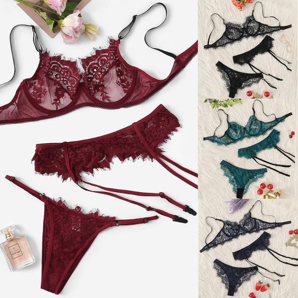 bras sets muqgew lingerie erotic bra+briefs exquisite lace bra+garter+briefs set babydoll cut-out sleepwear#y4, Red;black
bras sets muqgew lingerie erotic bra+briefs exquisite lace bra+garter+briefs set babydoll cut-out sleepwear#y4, Red;black