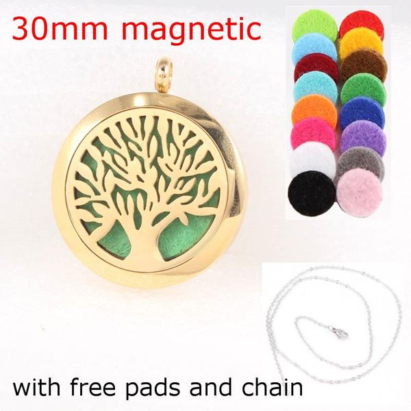 pendant necklaces gold color necklace tree design essential oil locket with pads perfume diffuser, Silver
pendant necklaces gold color necklace tree design essential oil locket with pads perfume diffuser, Silver